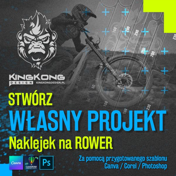 Naklejki na rower własny projekt