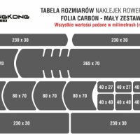 Folia carbon na rower